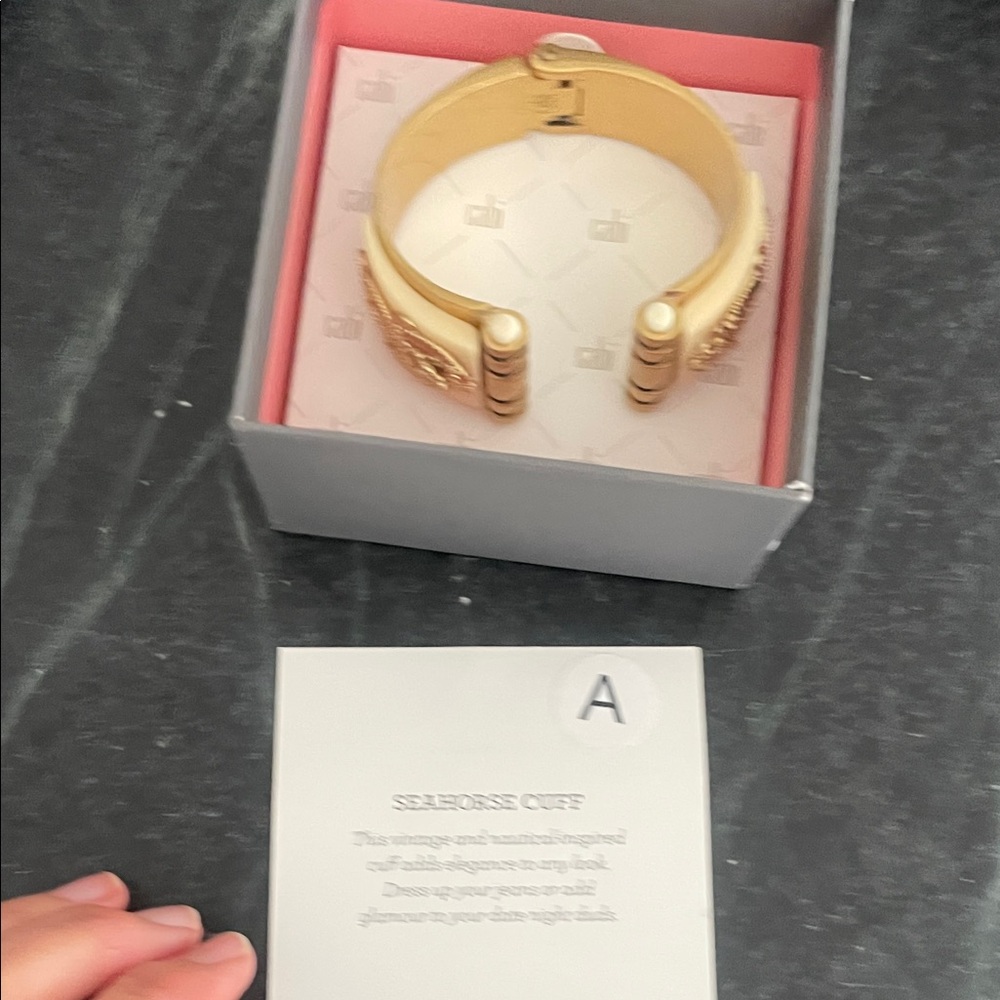 CAbi Gold Seahorse Bracelet